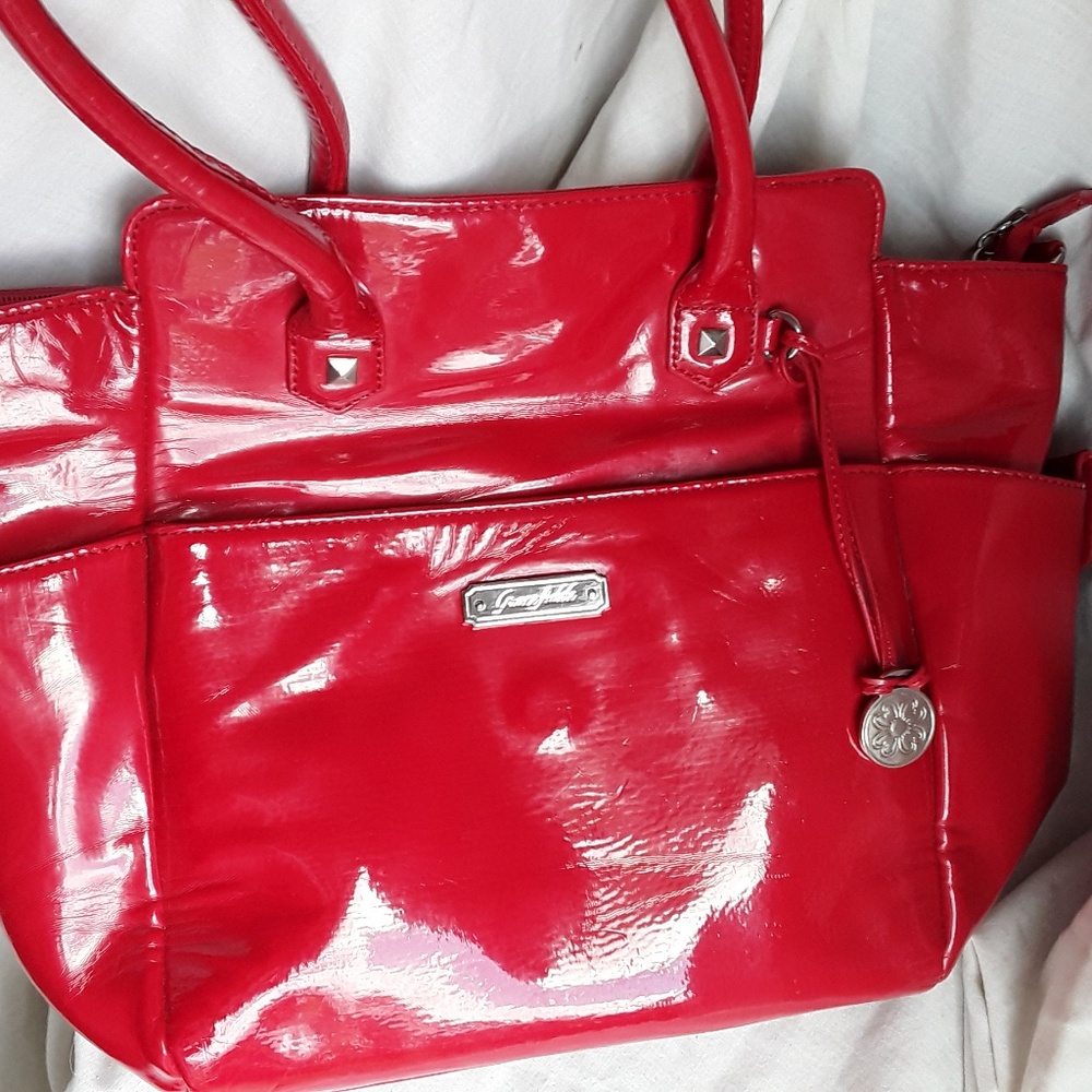 Grace Adele Red Handbag - image 2